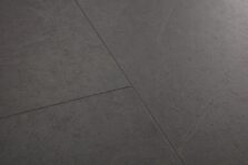 View of Black Slate AVSTU40035 luxury vinyl tile by Quick-Step Livyn