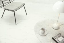 View of Marble Carrara White AVSTU40136 luxury vinyl tile by Quick-Step Livyn
