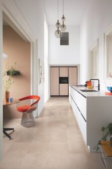 View of Coral Rock AVSTT40232 luxury vinyl tile by Quick-Step Livyn
