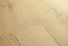 View of Brushed Oak Beige AVMPU40319 luxury vinyl tile by Quick-Step Livyn