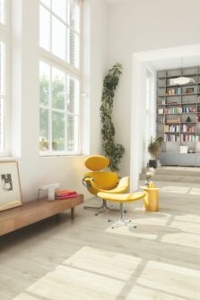 View of Canyon Oak Beige AVSPT40038 luxury vinyl tile by Quick-Step Livyn