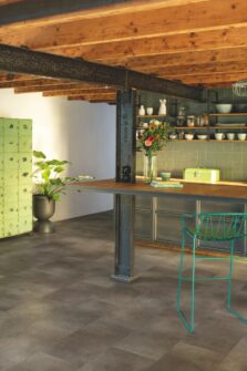 View of Oxidized Rock AVSTU40235 luxury vinyl tile by Quick-Step Livyn