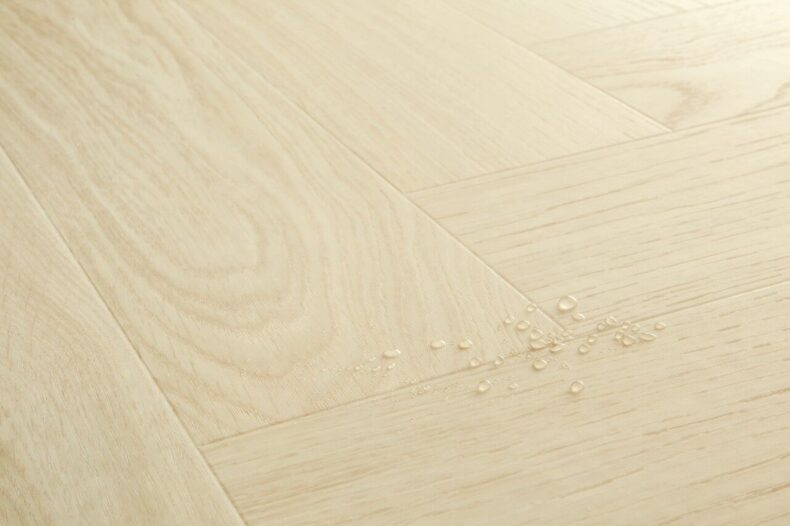 View of Pure Oak Polar AVHBU40361 luxury vinyl tile by Quick-Step Livyn