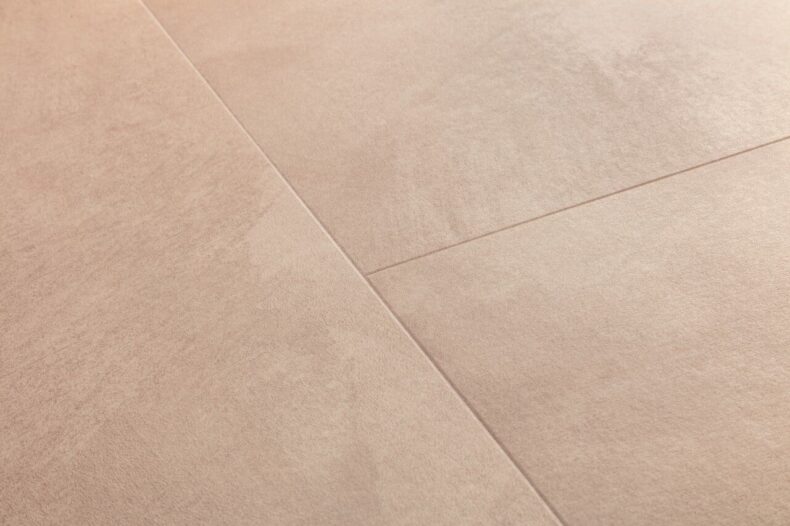 View of Soft Blush AVMTU40333 luxury vinyl tile by Quick-Step Livyn
