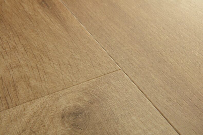 View of Cotton Oak Deep Natural AVMPU40203 luxury vinyl tile by Quick-Step Livyn