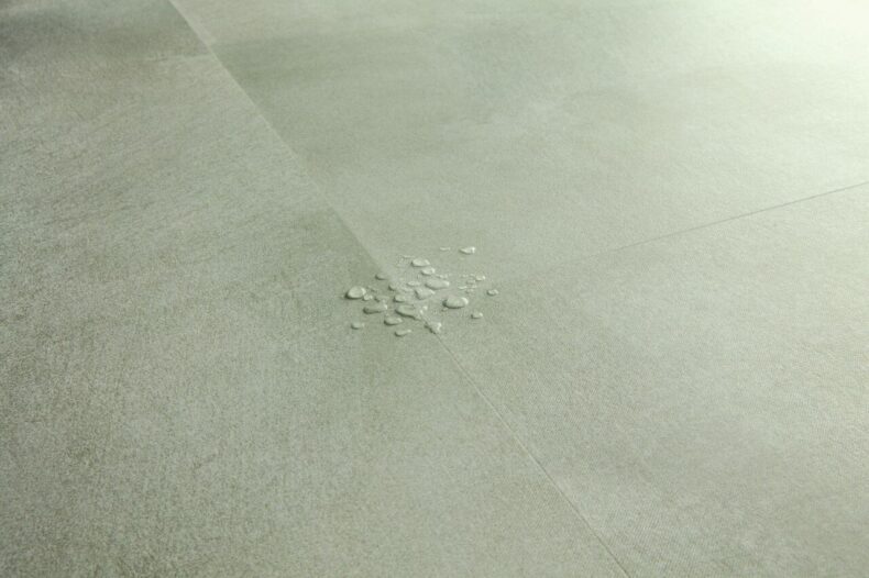 View of Soft Sage AVMTU40334 luxury vinyl tile by Quick-Step Livyn
