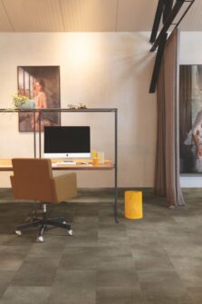 View of Oxidized Rock AVSTT40235 luxury vinyl tile by Quick-Step Livyn