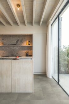 View of Concrete Rock AVSTT40234 luxury vinyl tile by Quick-Step Livyn