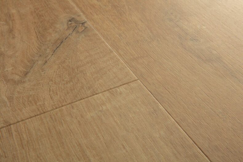 View of Cotton Oak Natural AVMPU40104 luxury vinyl tile by Quick-Step Livyn