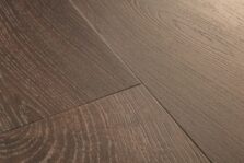 View of Autumn Oak Chocolate AVMPU40199 luxury vinyl tile by Quick-Step Livyn