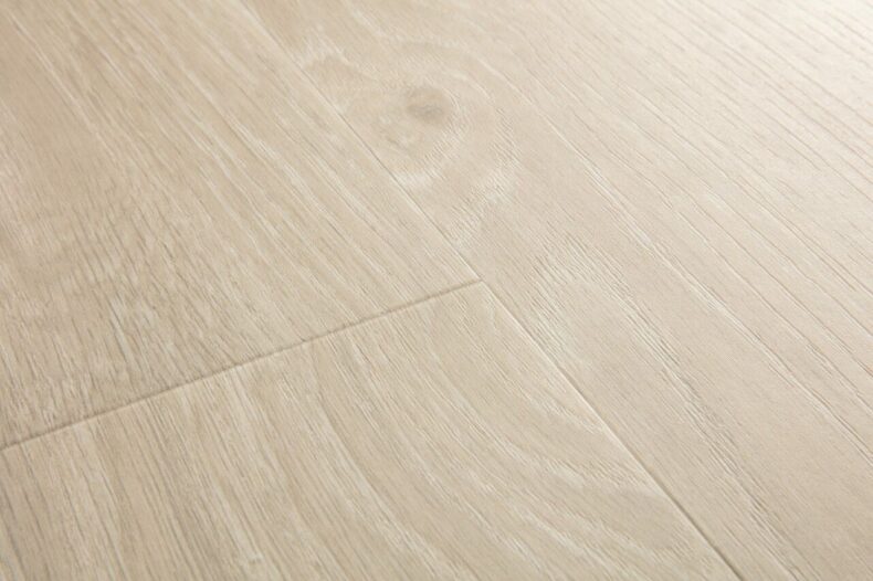 View of Sea Breeze Oak Beige AVMPU40080 luxury vinyl tile by Quick-Step Livyn