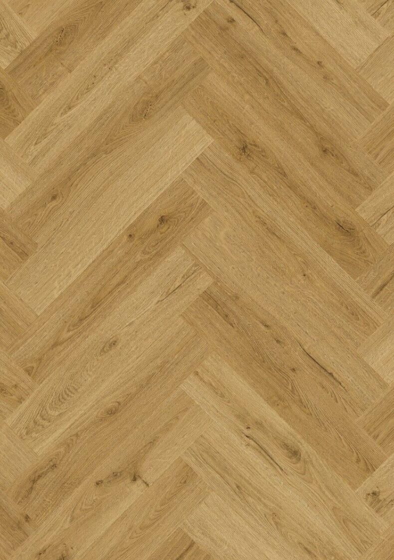 View of Botanic Smoked Oak AVHBU40363 luxury vinyl tile by Quick-Step Livyn