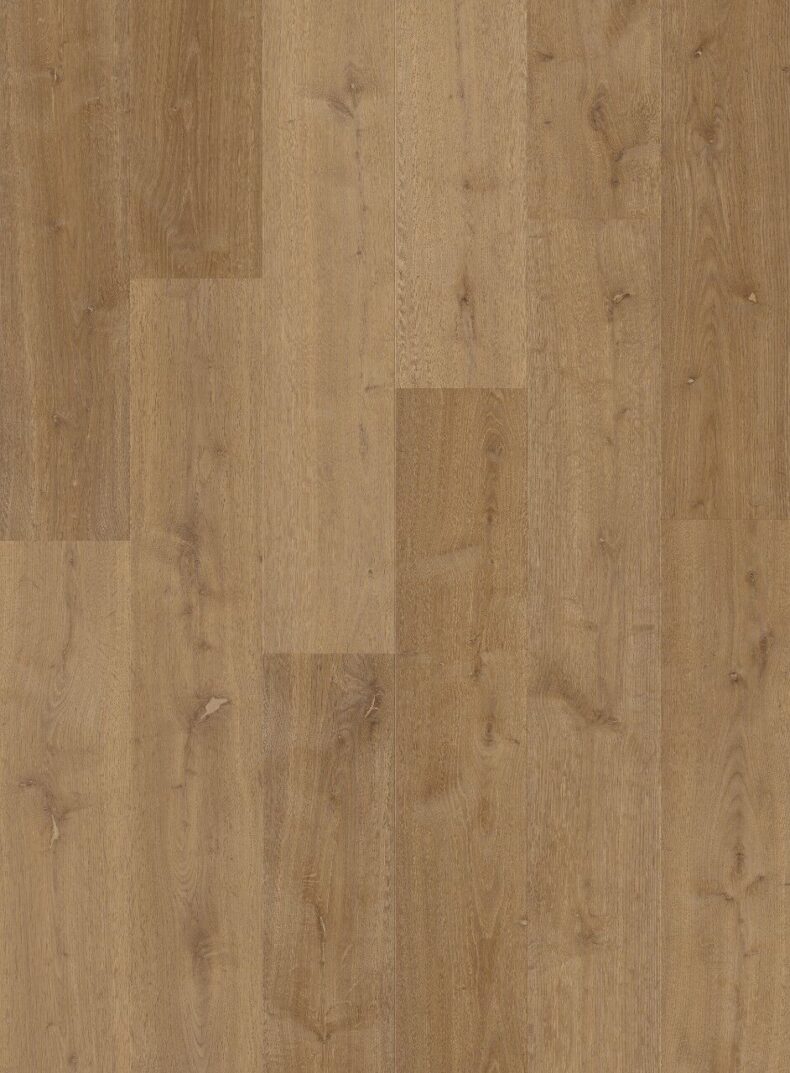 View of Elegant Oak Fumed AVMPU40317 luxury vinyl tile by Quick-Step Livyn