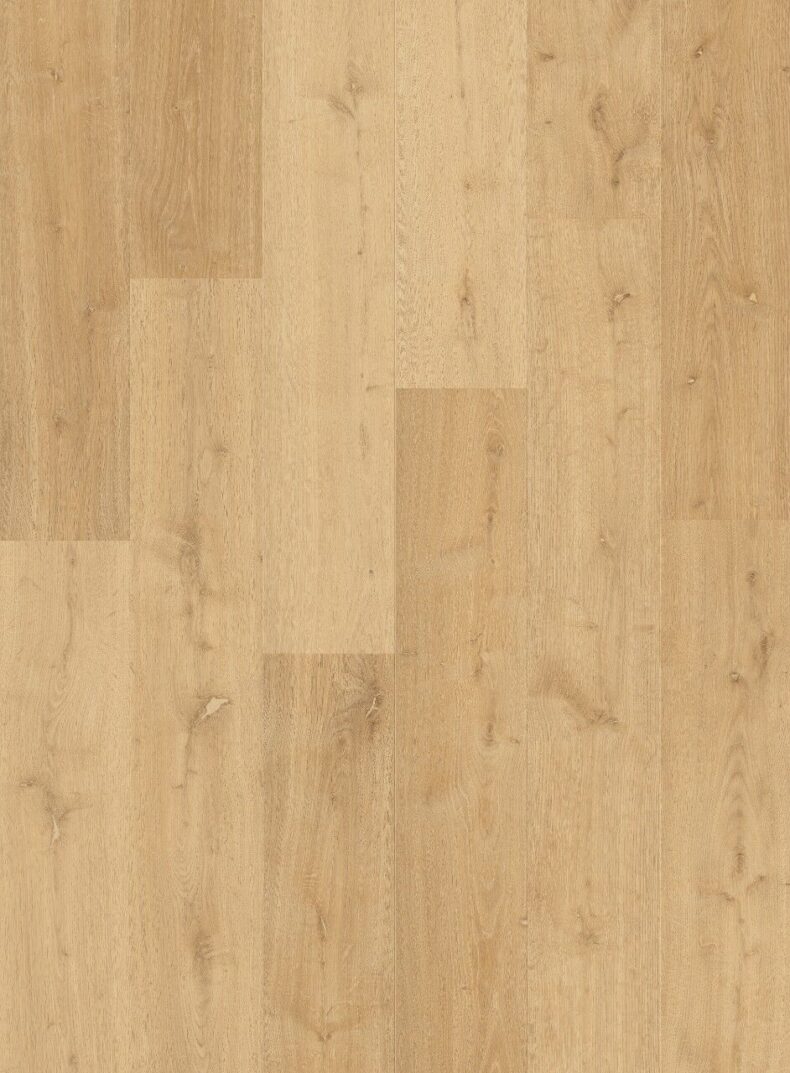 View of Elegant Oak Natural AVMPU40316 luxury vinyl tile by Quick-Step Livyn