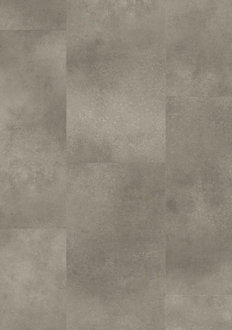 View of Cloudy Concrete AVMTU40273 luxury vinyl tile by Quick-Step Livyn