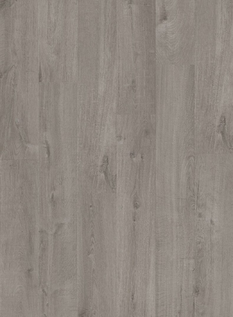 View of Cotton Oak Cozy Grey AVMPU40202 luxury vinyl tile by Quick-Step Livyn