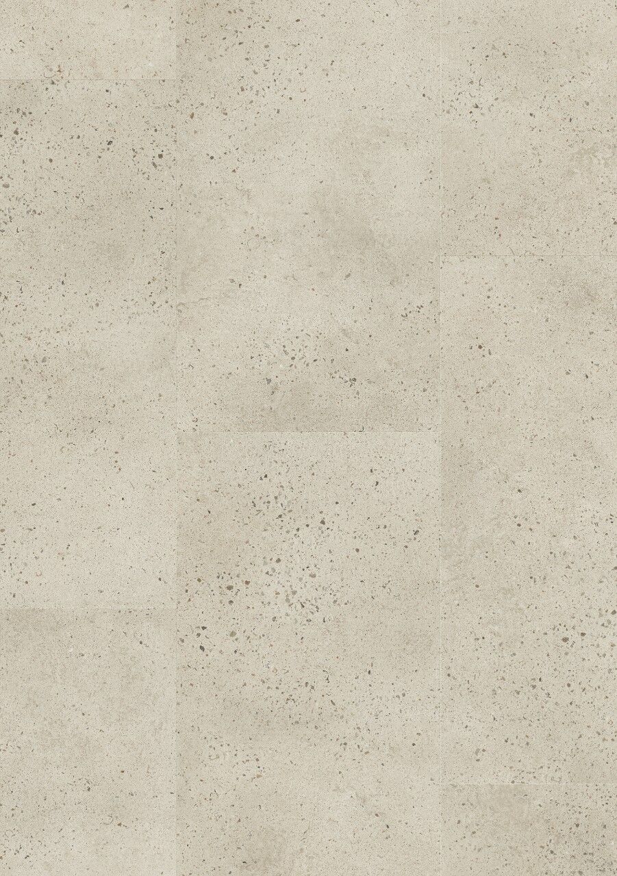 View of Oyster Concrete AVMTU40275 luxury vinyl tile by Quick-Step Livyn