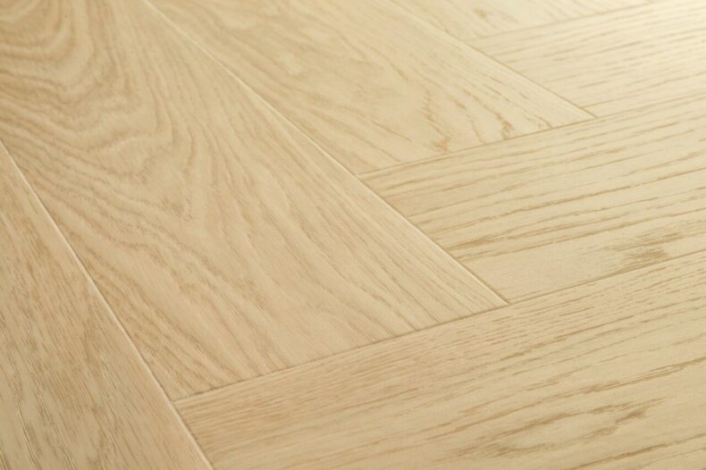 View of Pure Oak Blush AVHBU40359 luxury vinyl tile by Quick-Step Livyn