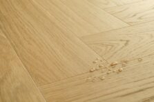 View of Pure Oak Honey AVHBU40360 luxury vinyl tile by Quick-Step Livyn