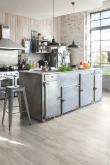 View of Canyon Oak Grey AVSPT40030 luxury vinyl tile by Quick-Step Livyn