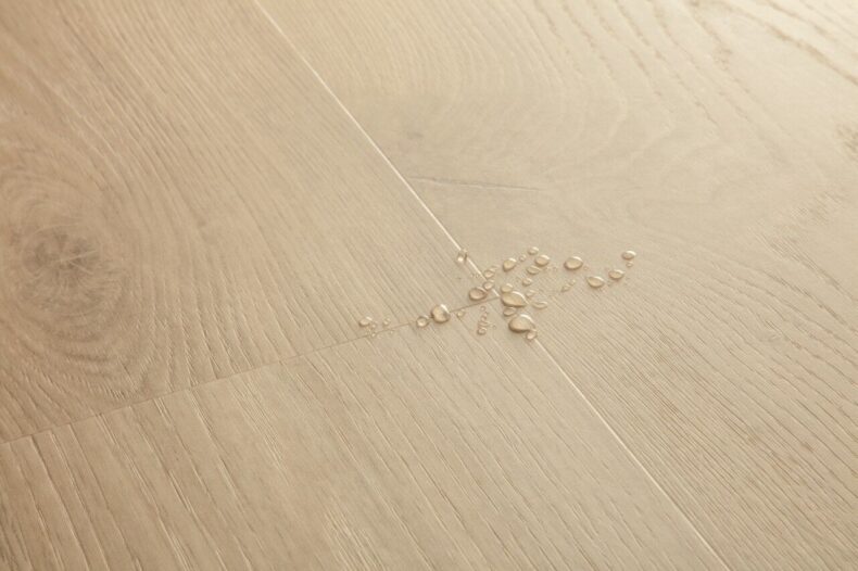 View of Coast Oak Sand AVSPT40322 luxury vinyl tile by Quick-Step Livyn
