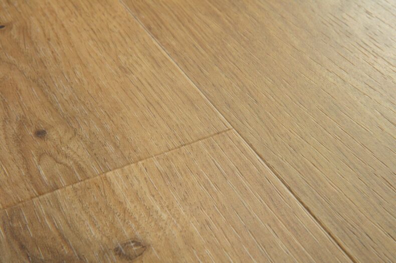 View of Cottage Oak Natural AVSPU40025 luxury vinyl tile by Quick-Step Livyn