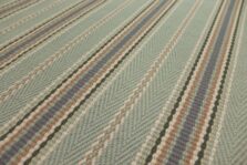 Stripe Kelly JD Celadon stair runner by Hartley