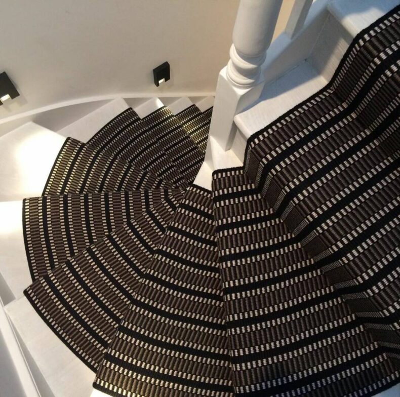 PNUK Black stair runner by Hartley