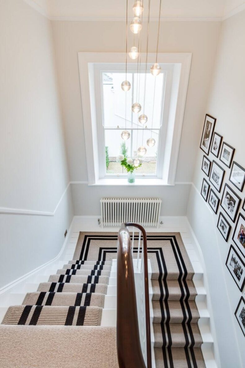 Transat PNT Black stair runner by Hartley
