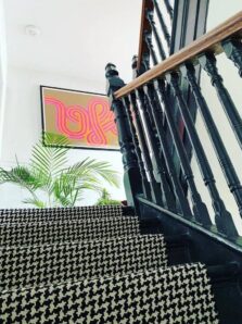 Houndstooth Black