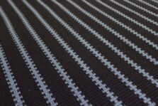 Zip Dark Blue stair runner by Hartley