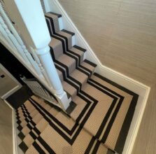 Transat PNT Black stair runner by Hartley