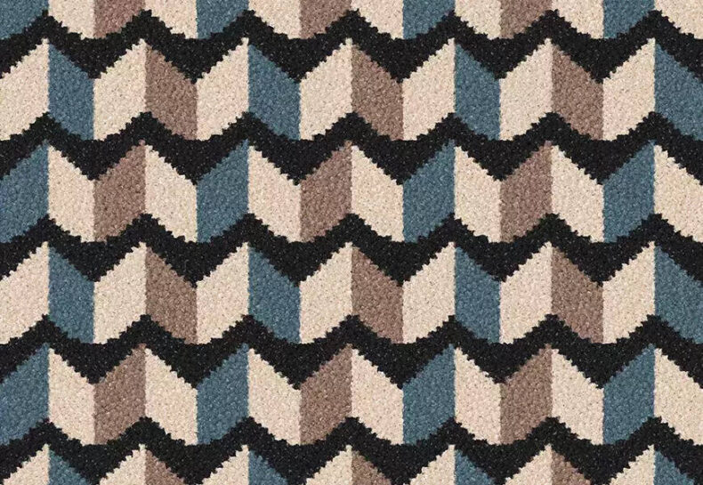 Quirky B Ribbon Black carpet by Alternative Flooring
