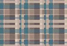 Quirky B Tartan Mountain Daisy carpet by Alternative Flooring