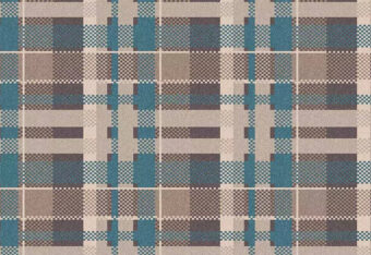 Quirky B Tartan Mountain Daisy carpet by Alternative Flooring