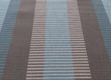 Stripe Capri Atlantic Blue stair runner by Hartley