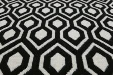Jacquard Hex Black