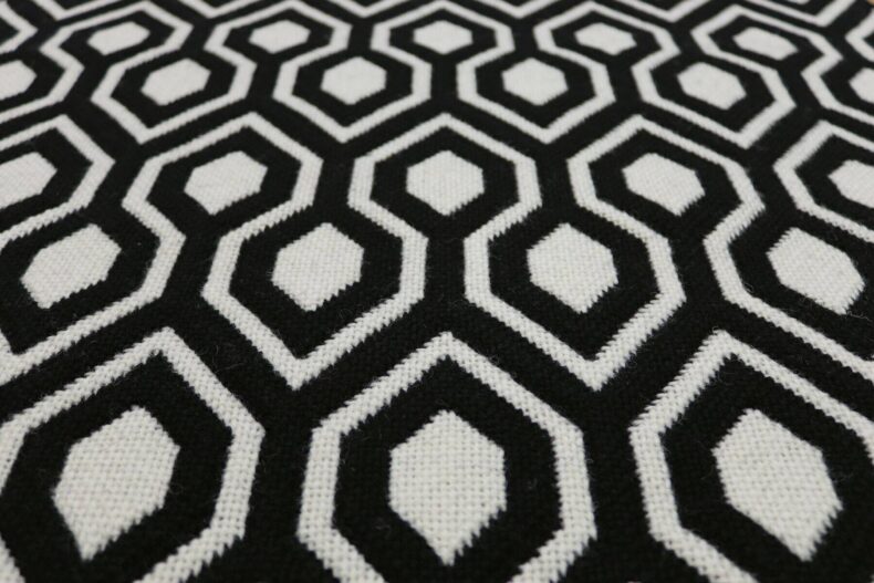 Jacquard Hex Black