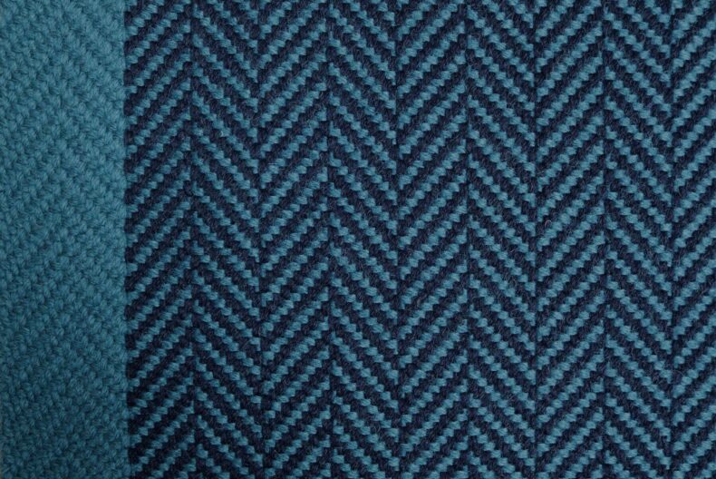 Herringbone Border Petrol