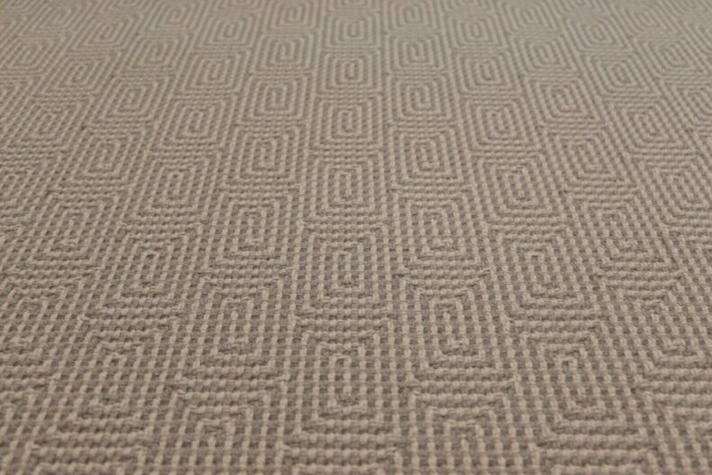 Jacquard Escargot Pebble stair runner by Hartley