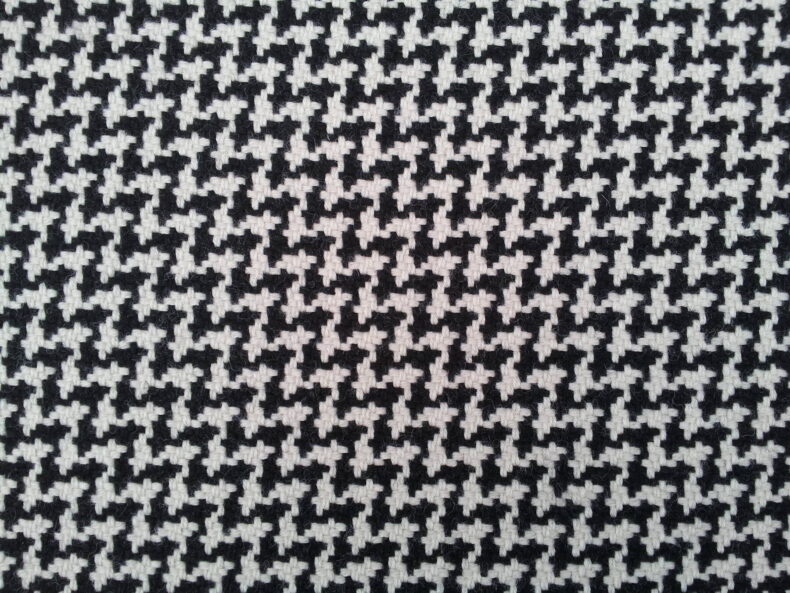 Houndstooth Black