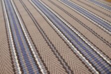 Stripe Kelly JD Blue stair runner by Hartley