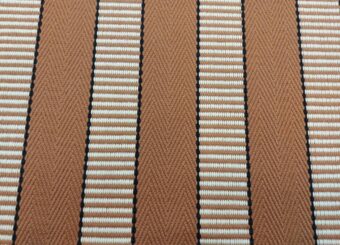 Stripe Greta Cinnamon stair runner by Hartley 