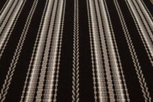Stripe Kelly JD Black stair runner by Hartley