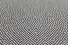 Diamond Nickel stair runner by Hartley