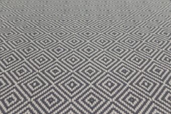 Diamond Nickel stair runner by Hartley 
