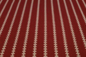Zip Red stair runner by Hartley