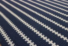 Zip Indigo stair runner by Hartley