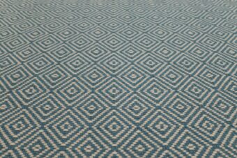 Diamond Blue stair runner by Hartley