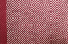 Diamond Border Rouge stair runner by Hartley